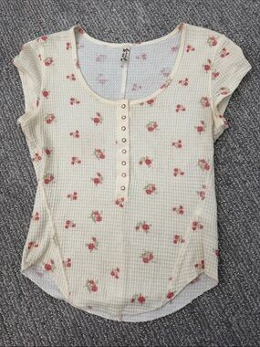 Free People Intimately floral scoop neck top